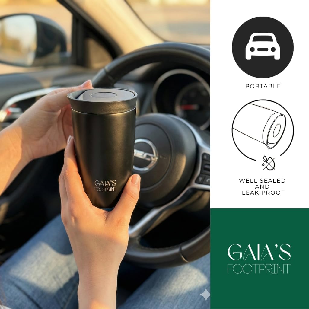 Thermobecher im Auto